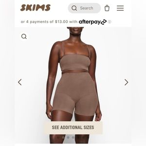 SKIMS Sheer Sculpt Low Back Short in Jasper